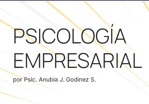 1er Sesión Estratégica Individual (Psicología Empresarial)